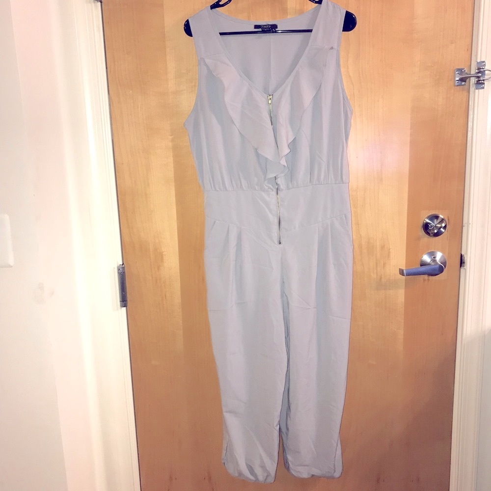 Gray Pants Romper